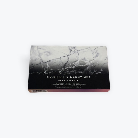 Morphe x Manny MUA Glam Palette - Marble Black and White - Picture 1 of 5